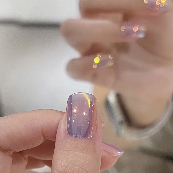 Glänzendes Gradient Press-On Nagelset