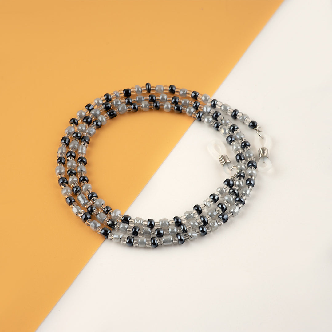 Beaded Eyewear Chain with Flexible Holders Karnz