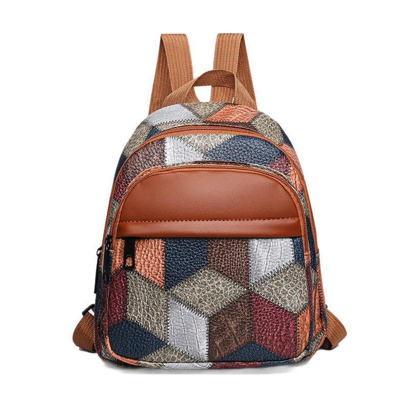 Geometrisches Muster Mini Rucksack Karnz