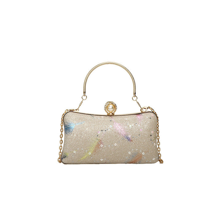 Glitzernde Abend-Clutch-Tasche Karnz