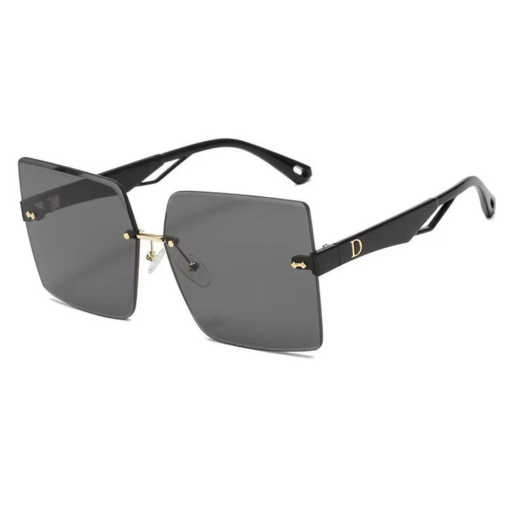 Damen modische quadratische Sonnenbrille mit luxuriösem und elegantem Rahmen Karnz