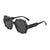 Damen Designer-Sonnenbrille mit innovativem, achteckigem Rahmen Karnz