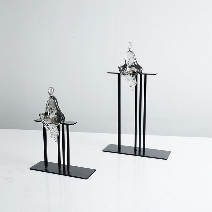 Zeitgenössische abstrakte figurative Skulptur