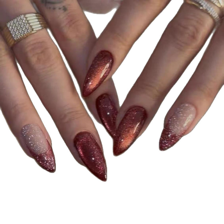 Glitzerndes Stiletto Nagelkunst Set