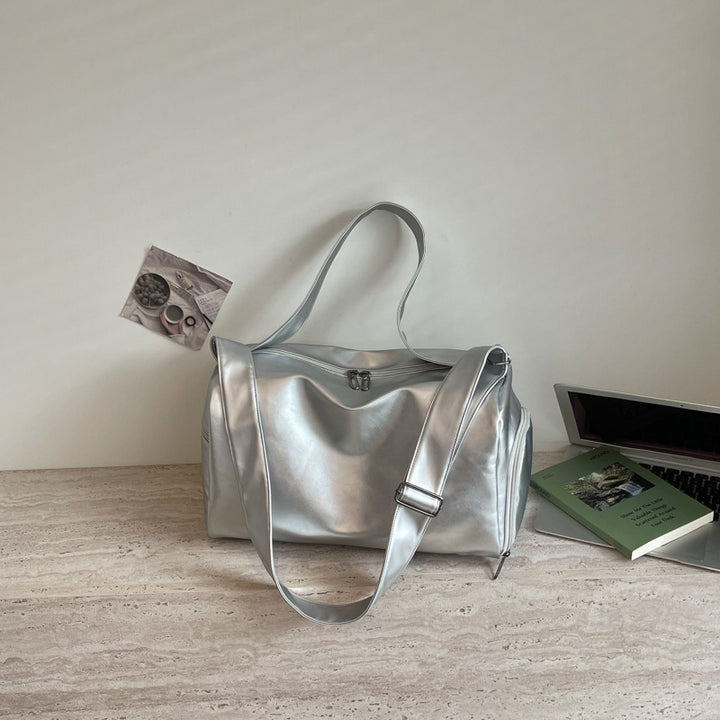 Schlanker Metallischer Reisetasche