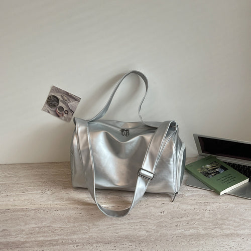 Schlanker Metallischer Reisetasche