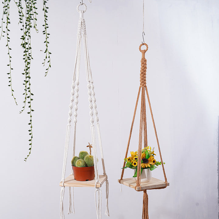 Macrame Pflanzenhängeregal Karnz