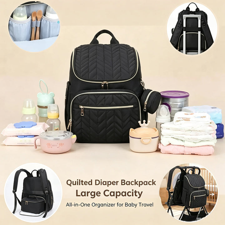 Elegante Multifunktionale Gepolsterte Rucksack Karnz