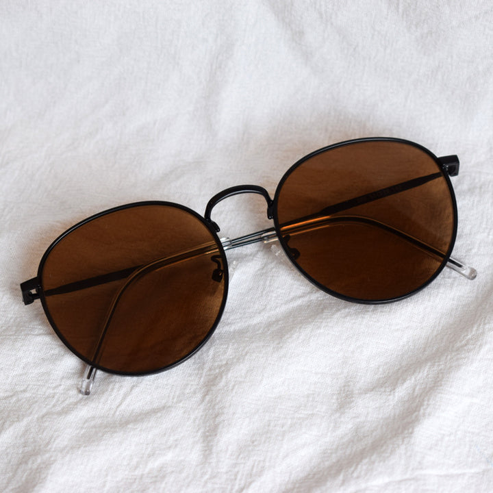 Oversized Runde Rahmen Sonnenbrillen Karnz