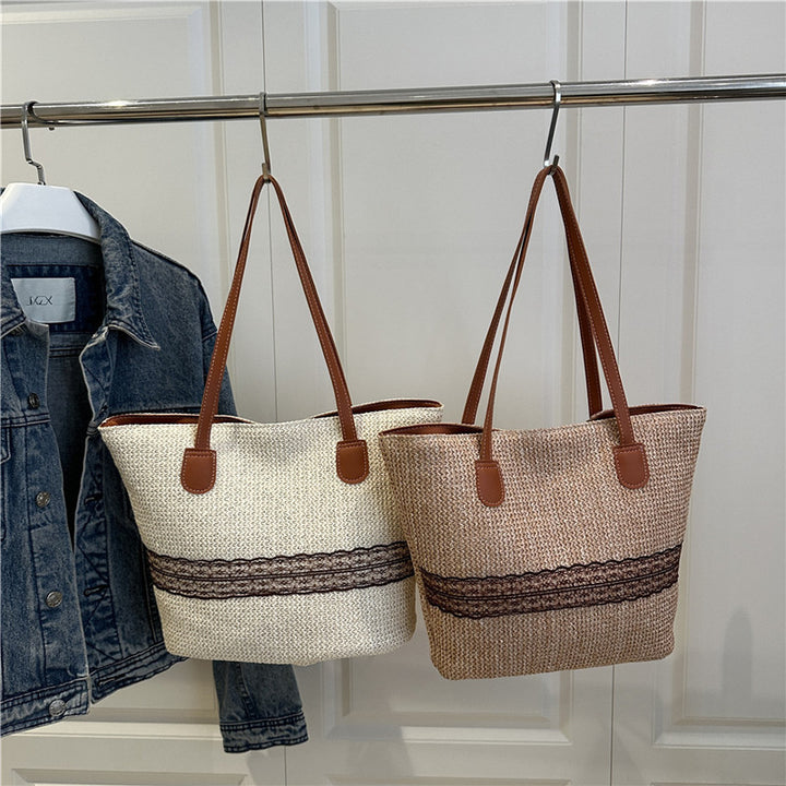 Umweltfreundliche handgewebte Strandtasche Karnz