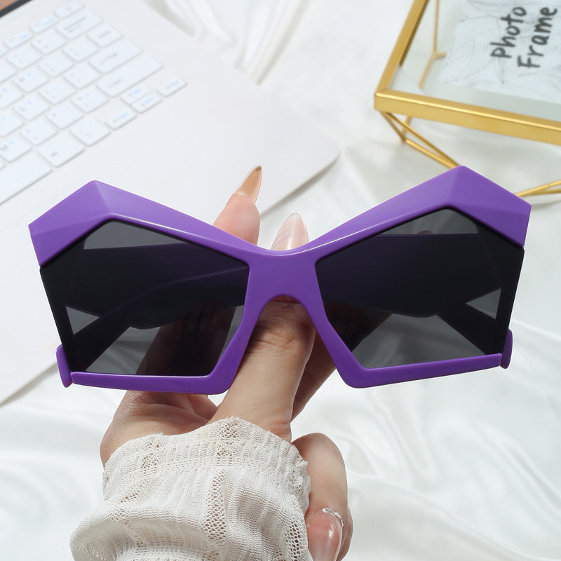 Damen geometrische Designerbrille Karnz