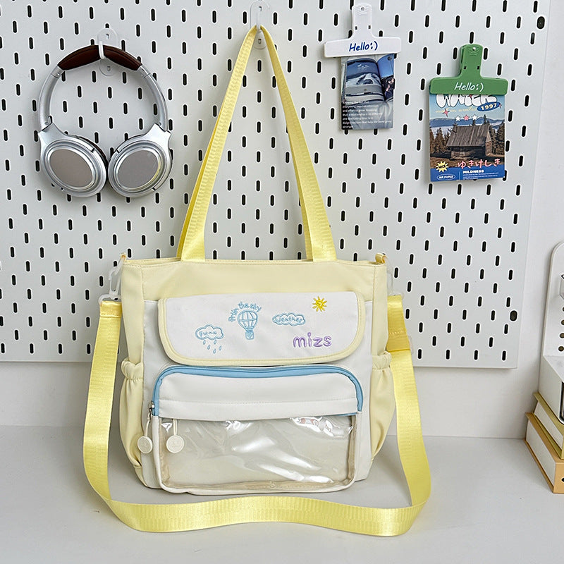 Multi-Taschen Messenger-Bag