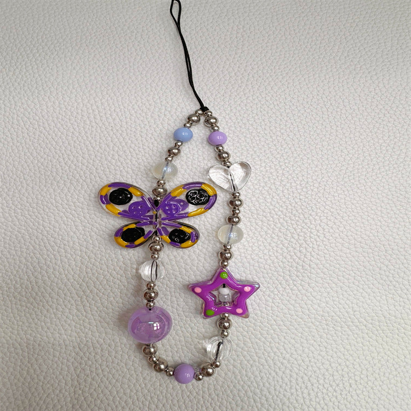 Perlen-Schmetterling- und Sternenaccessoire Karnz