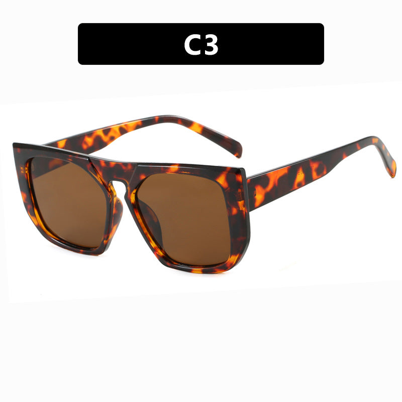 Damen quadratische Fashion Sonnenbrille Karnz