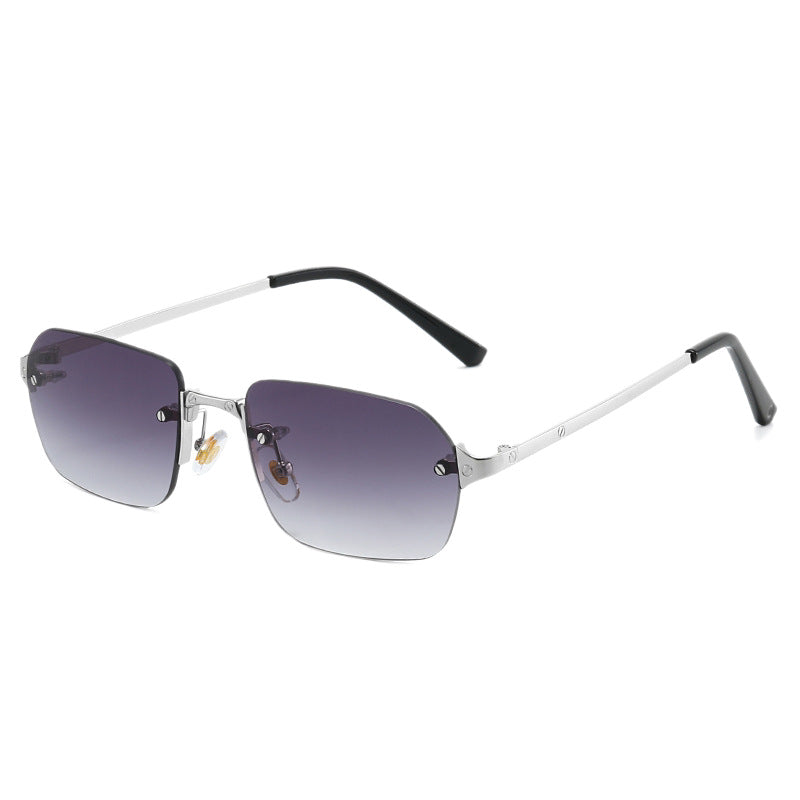 Damen elegante modische Sonnenbrille mit hochwertigem Metallrahmen Karnz
