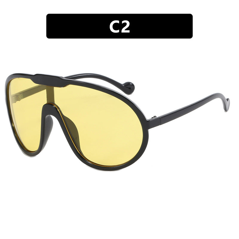 Damen visierähnliche Sonnenbrille Karnz