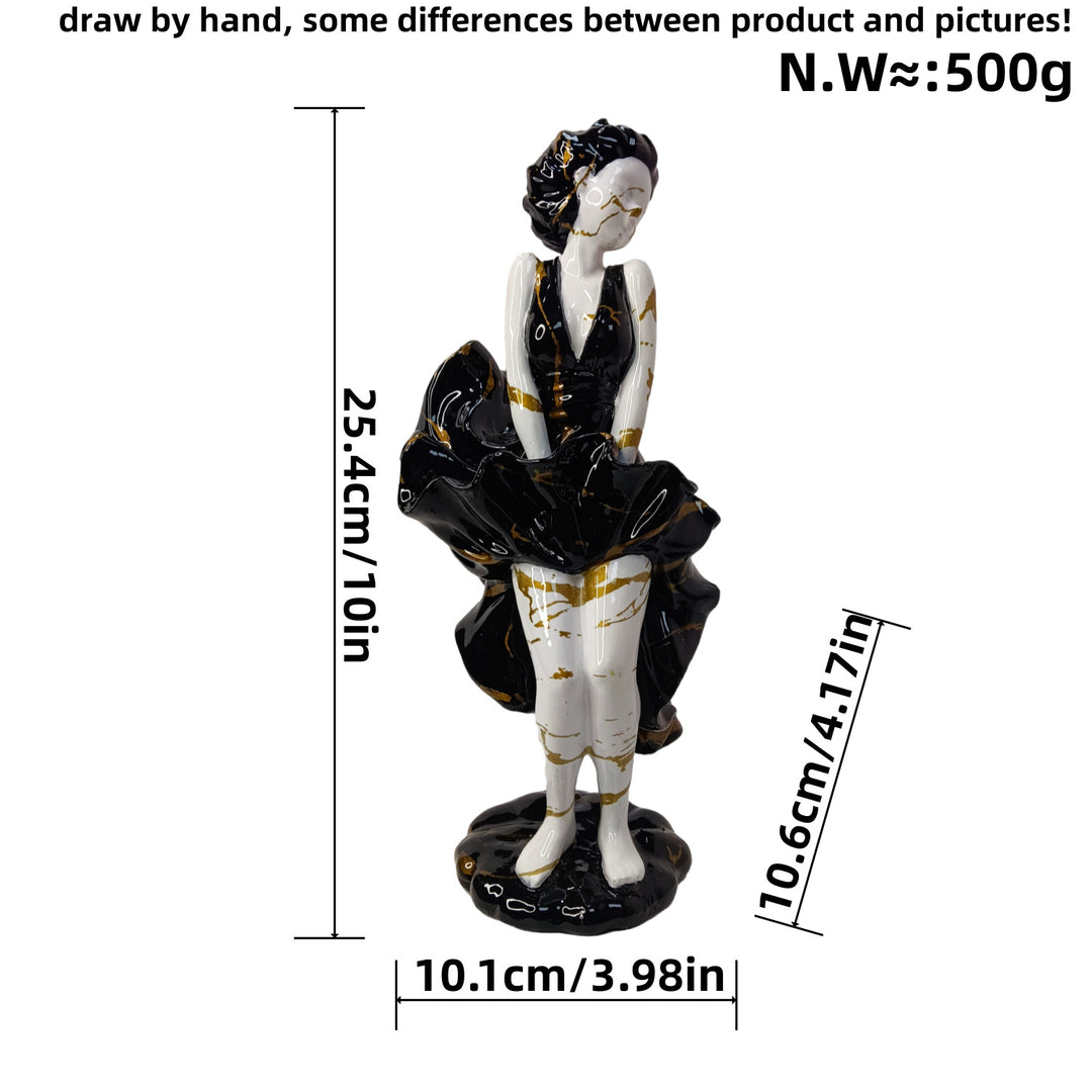 Kunstvolle Figur mit Stranddesign Karnz