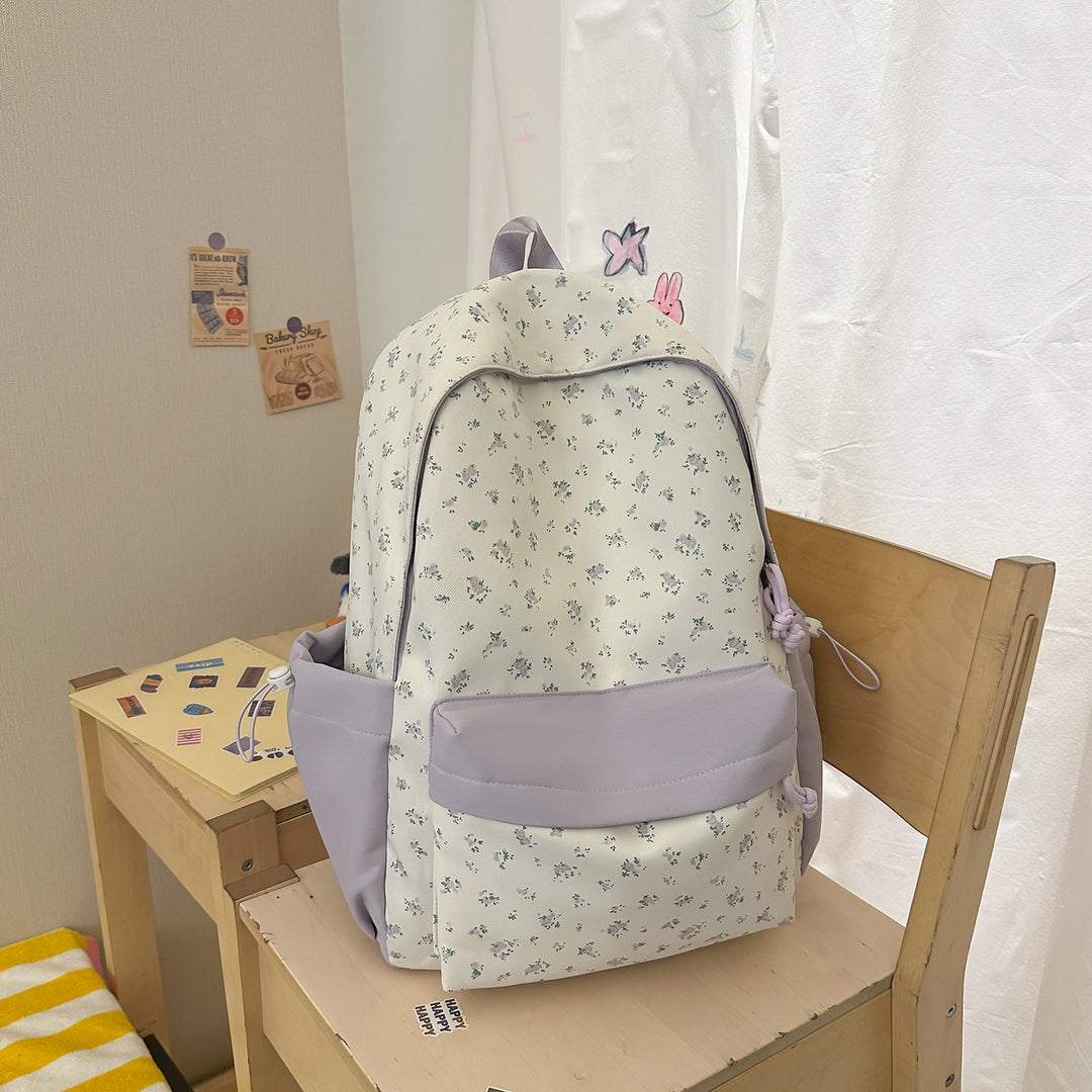 Blumenmuster Casual Rucksack Karnz