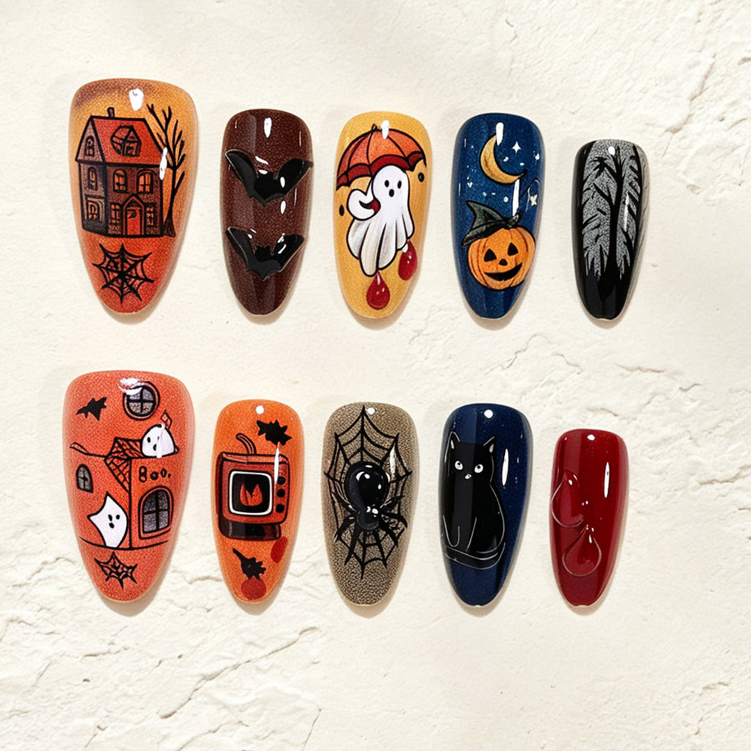 Halloween-Themen Nagelkunst Design Karnz
