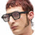 Damen stilvolle geometrische Sonnenbrille Karnz