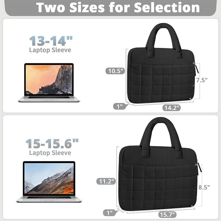 Gepolsterte Laptop-Handtasche mit Vielseitigen Innenfächern Karnz