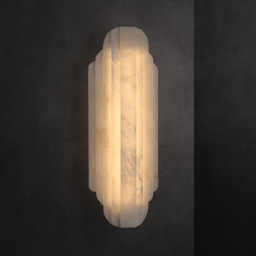 Elegante Steinwand-Lampe