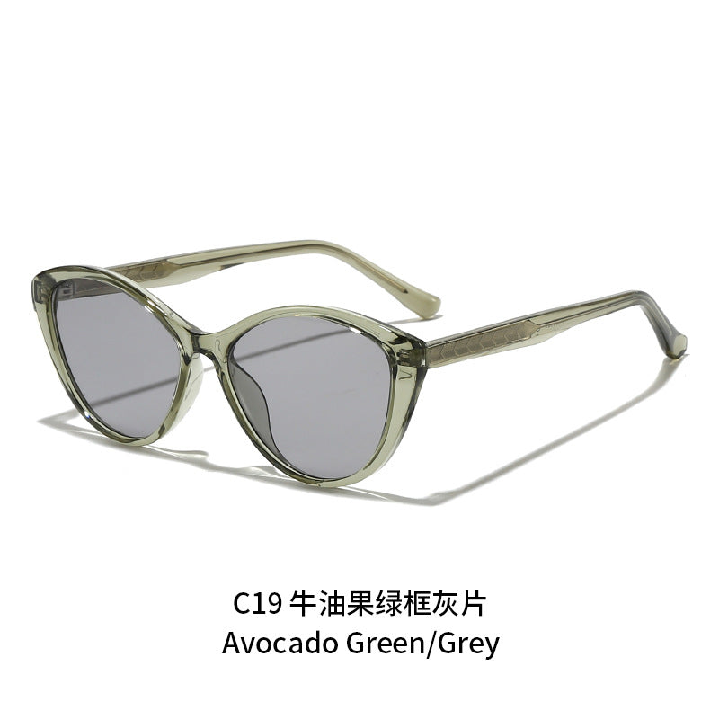 Damen trendige Sonnenbrille im modernen Cat-Eye-Stil Karnz