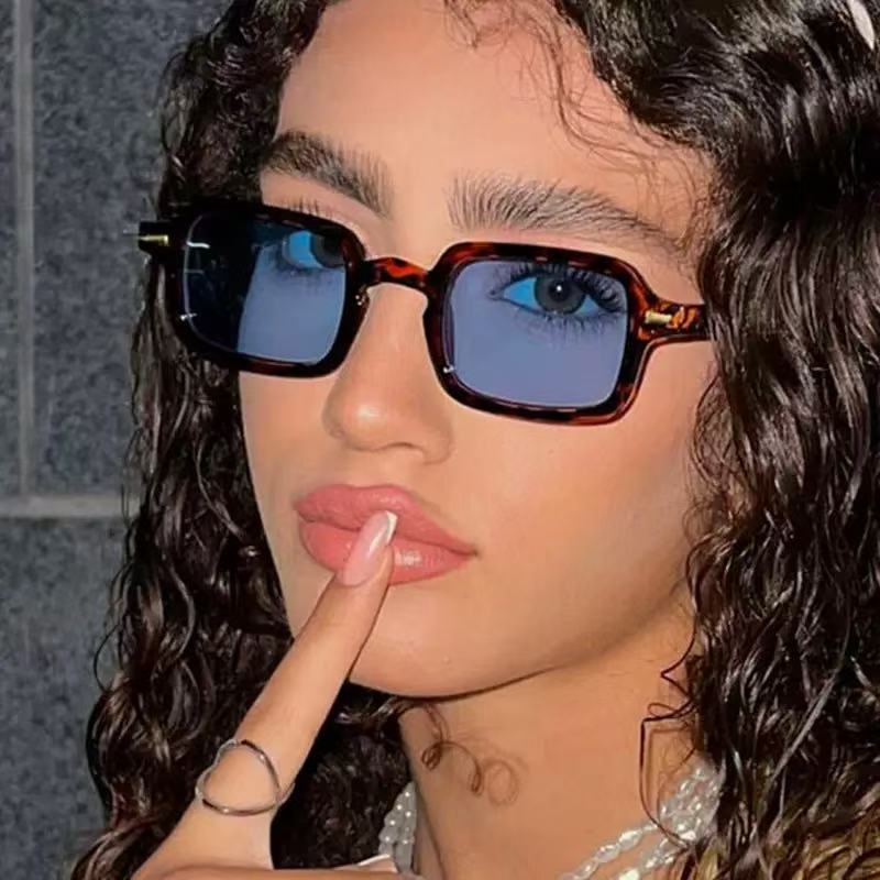 Vintage Inspirierte Quadratrahmen Sonnenbrille Karnz