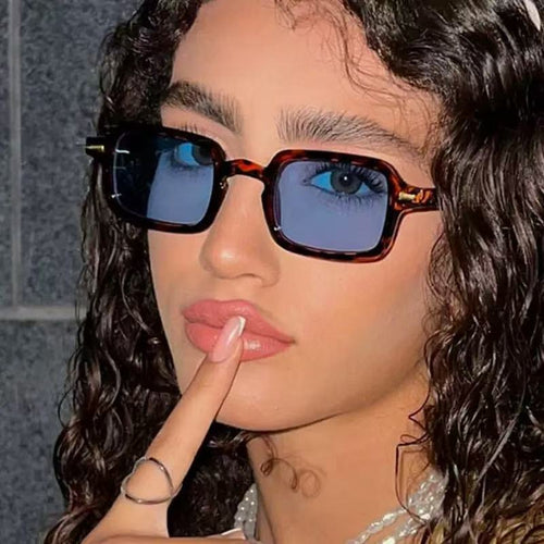 Vintage Inspirierte Quadratrahmen Sonnenbrille Karnz