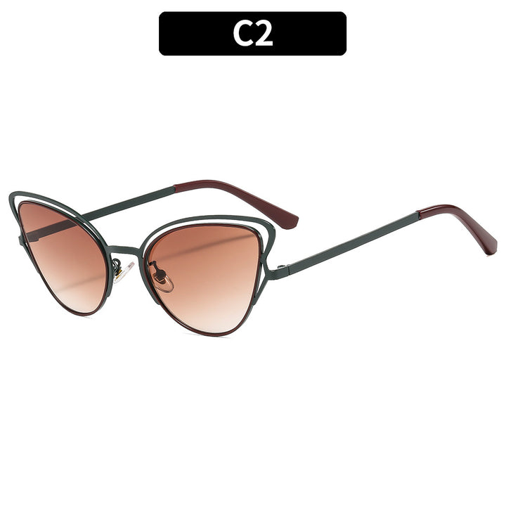 Winkelwinkel Schmetterlingsonnenbrille