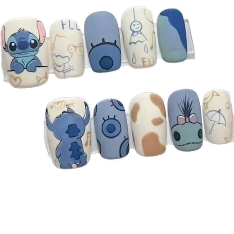 Fun Cartoon Character Press-On Nail Art Kit Karnz