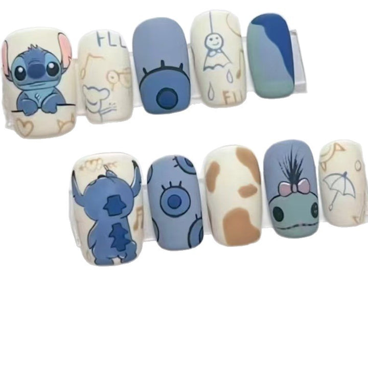 Fun Cartoon Character Press-On Nail Art Kit Karnz