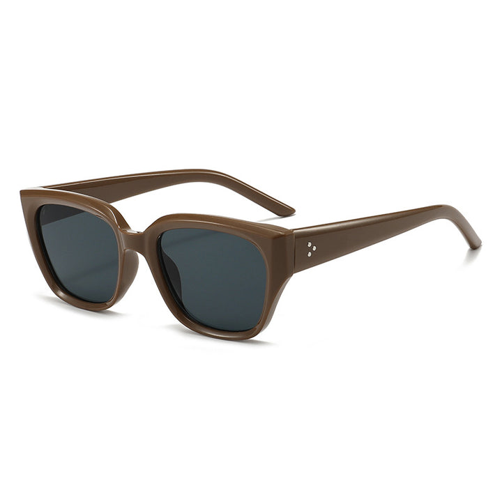 Chic Übergroße Katzenaugen-Sonnenbrille