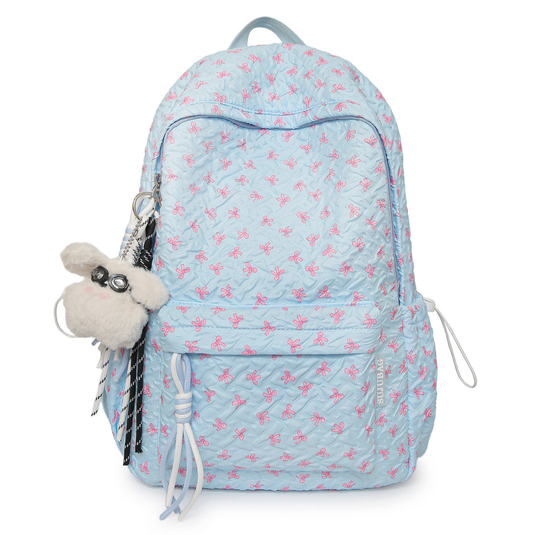 Gestepptes Blumenmuster Rucksack Karnz