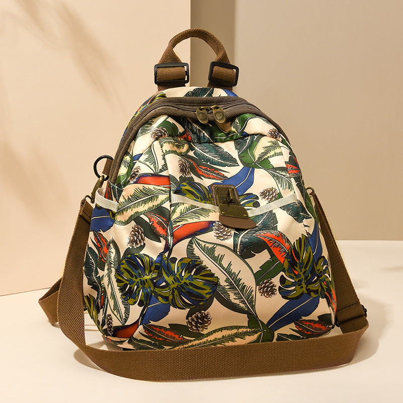 Trendiger Grafikdruck-Rucksack Karnz