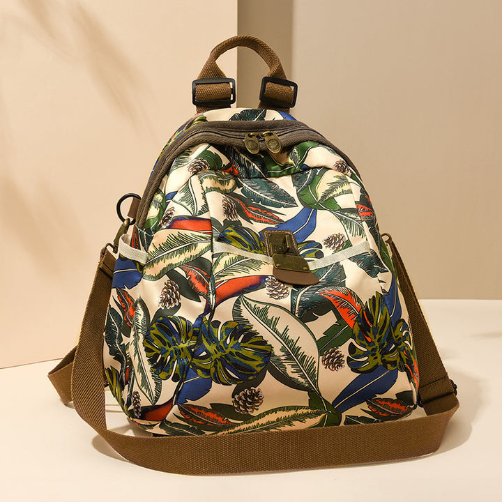 Trendiger Grafikdruck-Rucksack Karnz
