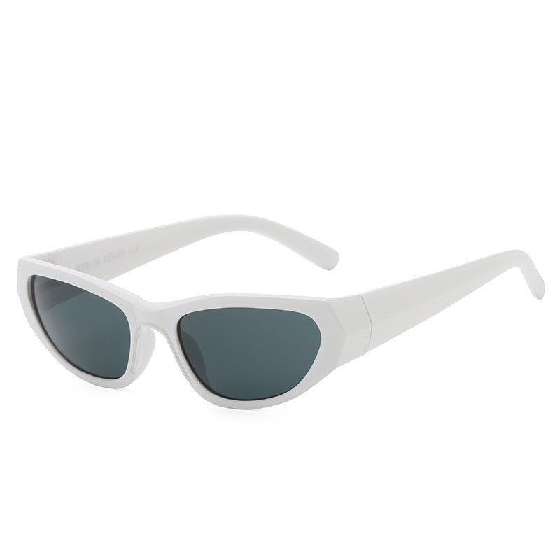 Damen stylische geometrische Sonnenbrille im modernen Design Karnz