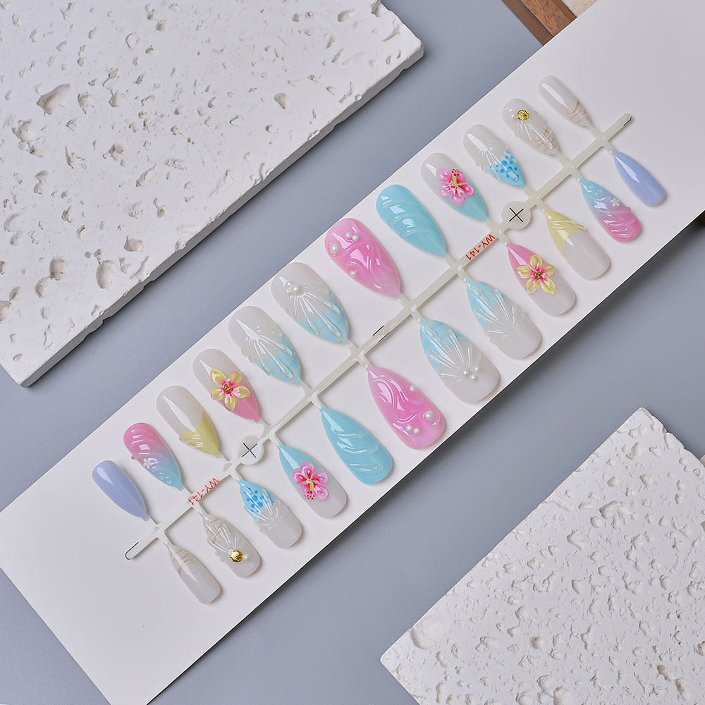 Künstlerisches Press-On Nagelset Karnz 1787294358
