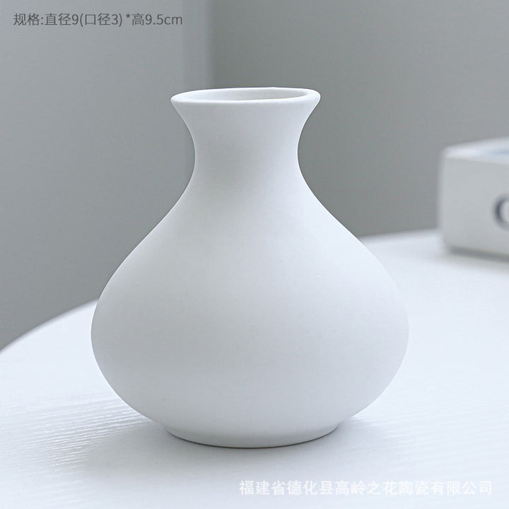 Elegante Minimalistische Keramische Blumenvase