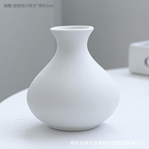 Elegante Minimalistische Keramische Blumenvase