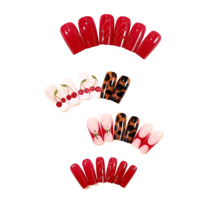 Künstlerisches Kirschblüten Nagelkunst Set Karnz
