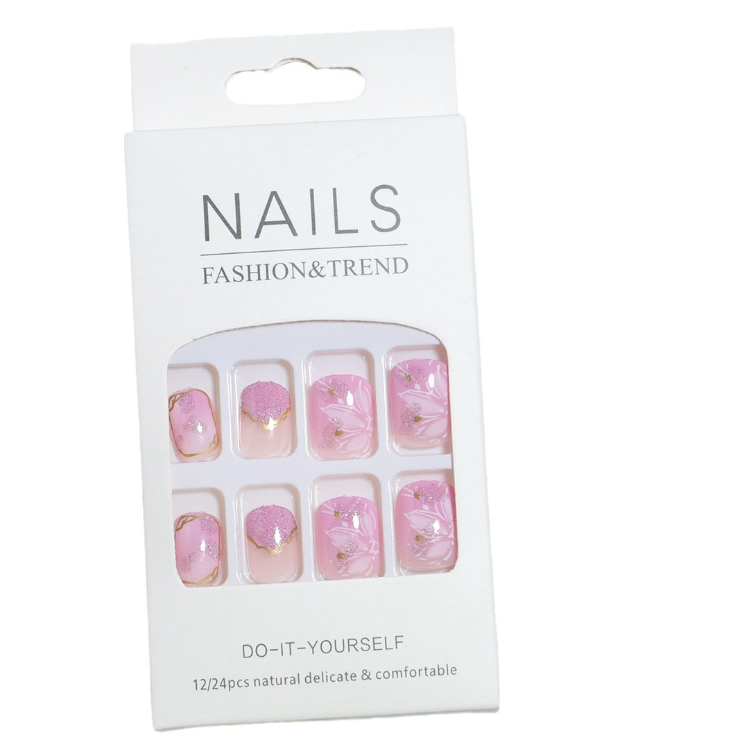 DIY Floral Design Press-On Nail Set Karnz