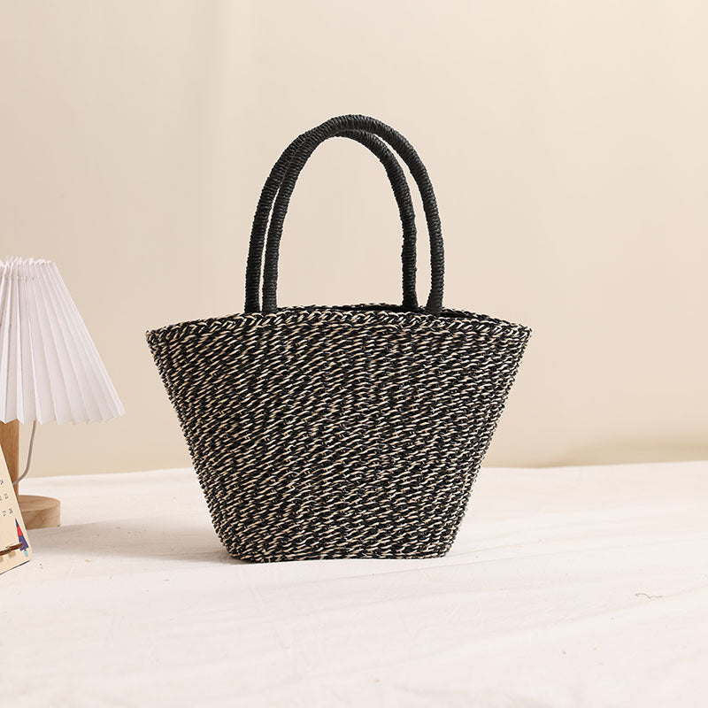 Damen Elegante Korbtasche im modernen Design Karnz