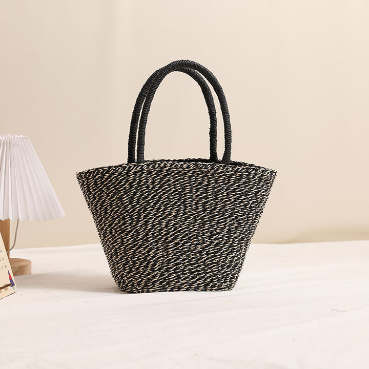 Damen Elegante Korbtasche im modernen Design Karnz