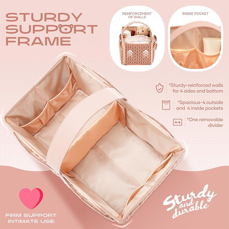 Wickel-Organizer-Tasche mit Dekorativer Schleife Karnz