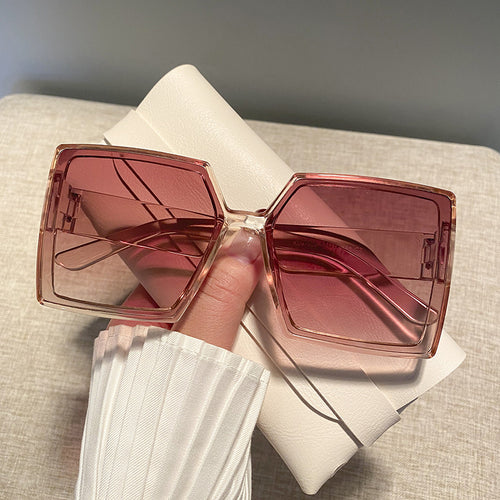 Damen quadratische Sonnenbrille mit robustem Rahmen und stylischem Design Karnz