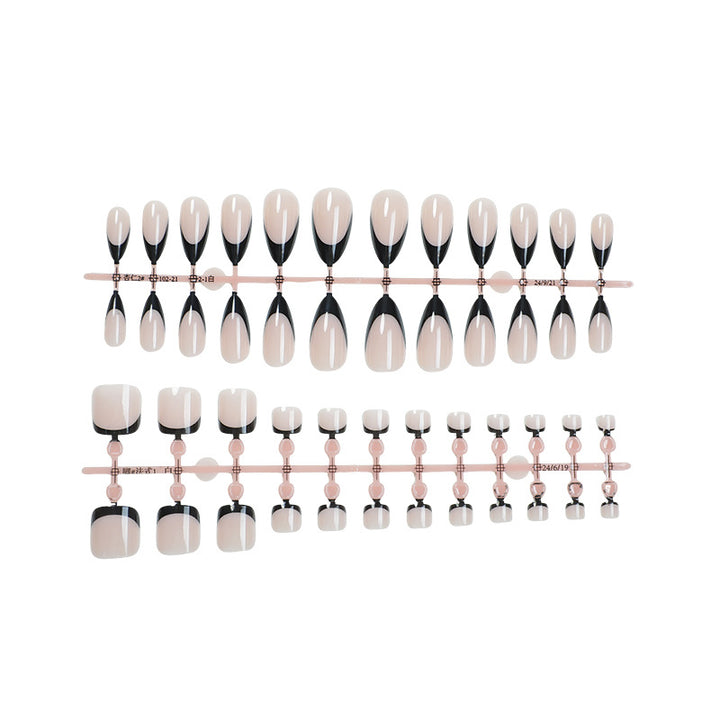 Stylisches Press-On Nagelkunst-Set mit elegantem Design Karnz