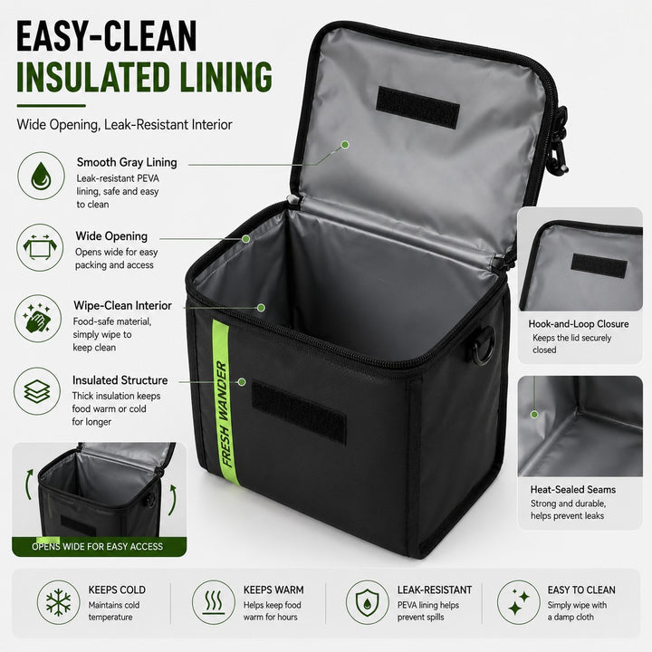 Vielseitige isolierte Lunch-Tasche Karnz