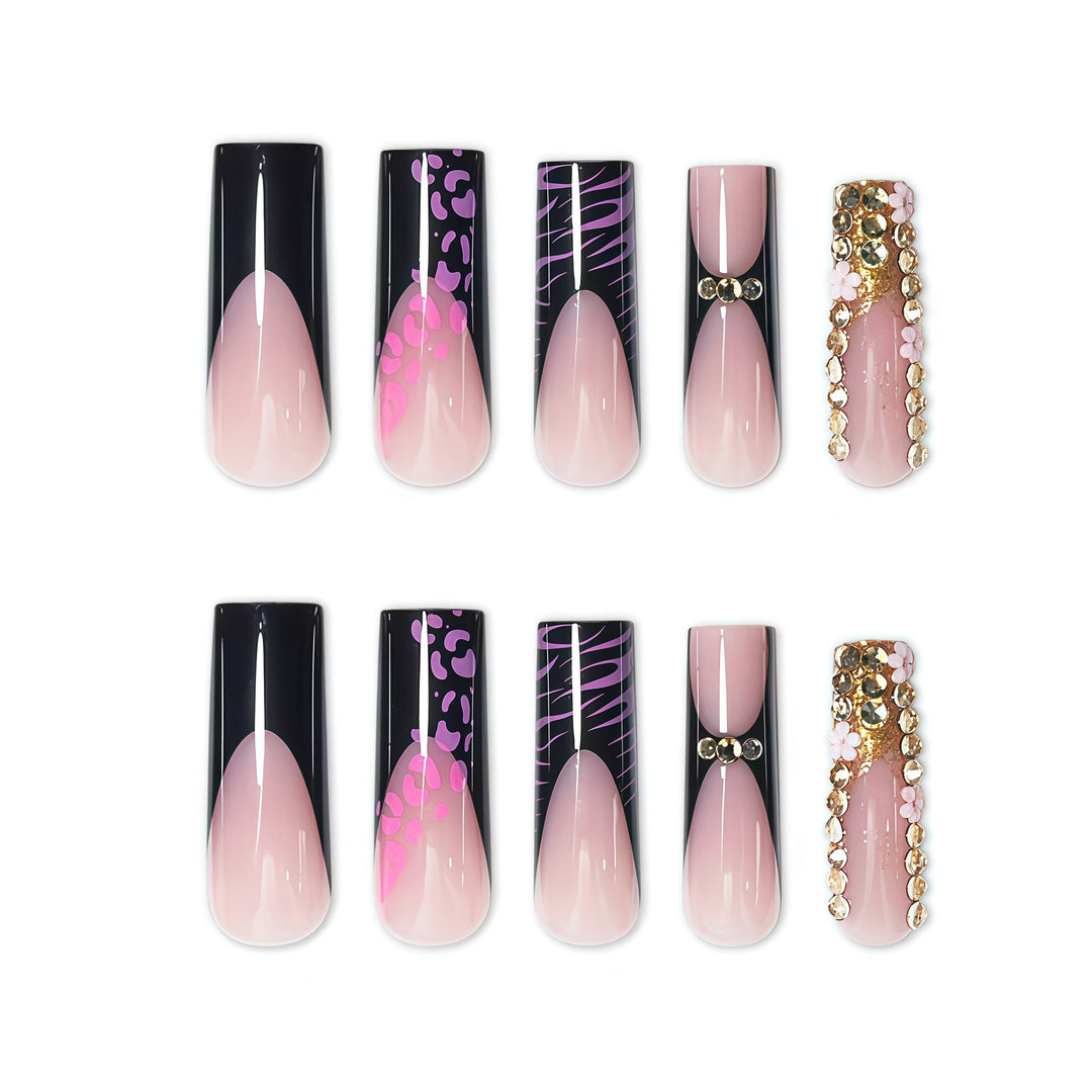 Stylische Stiletto-Nagelverlängerungen Karnz
