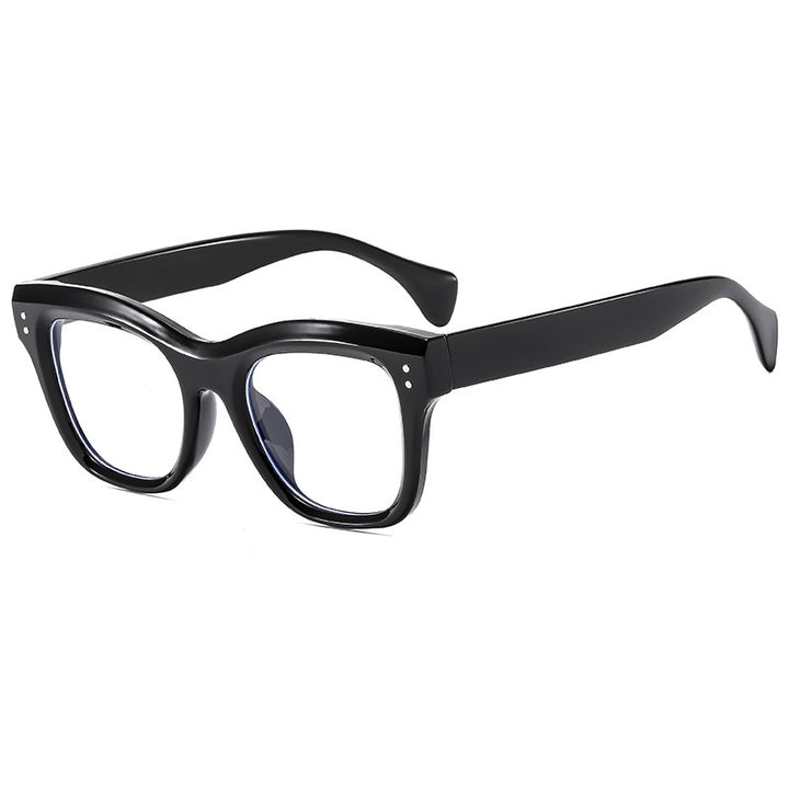 Damen oversized Sonnenbrille mit abgerundetem eckigem Rahmen und UV-Schutz Karnz
